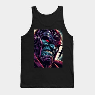 Conquer the Cosmos with Darkseid: Legendary Art and Overlord Designs Await! Tank Top